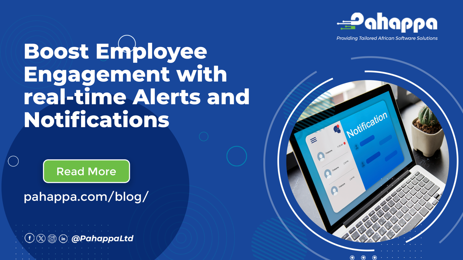 Boost employee engagement with real-time alerts and notifications